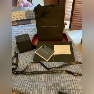 DAVID YURMAN GIFT SET FOR A BRACELET OR WATCH OR EVEN MAKE FOR EARRINGS OR RING